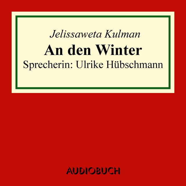 Okładka książki dla An den Winter