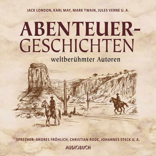 Copertina del libro per Abenteuergeschichten weltberühmter Autoren