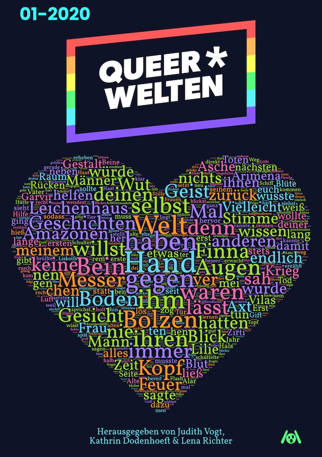 Kirjankansi teokselle Queer*Welten 01-2020