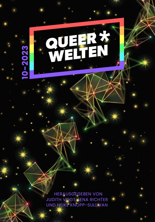 Book cover for Queer*Welten 10-2023 - Das queerfeministische Phantastik-Magazin