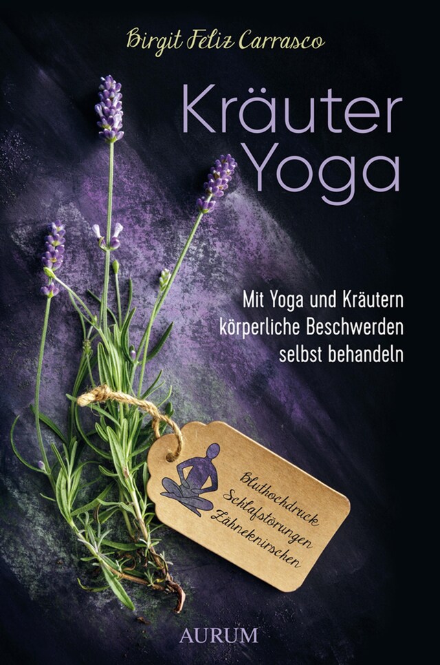 Kirjankansi teokselle Kräuter Yoga