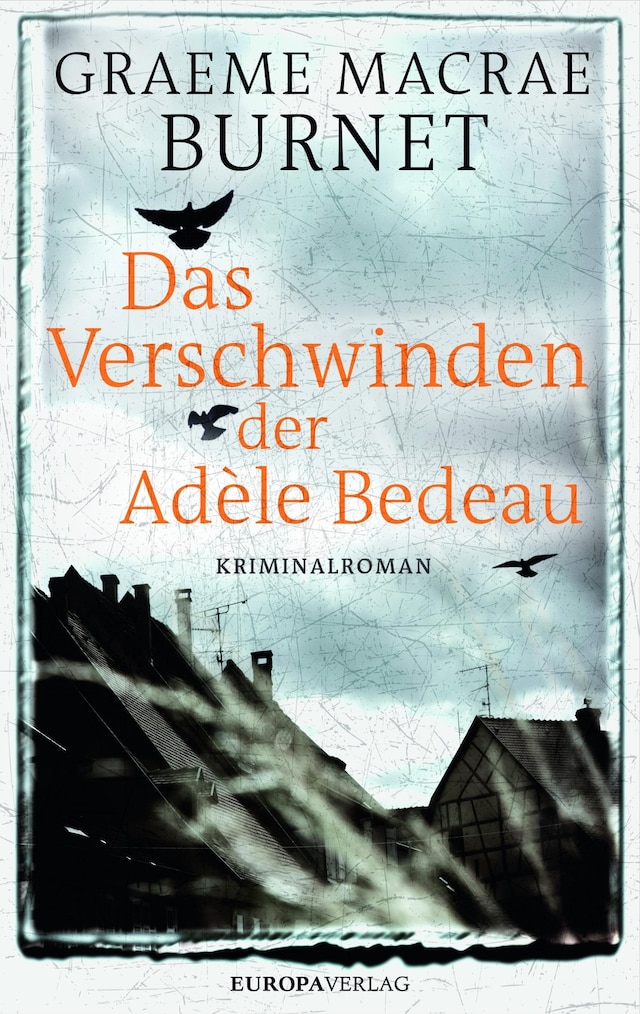 Kirjankansi teokselle Das Verschwinden der Adèle Bedeau