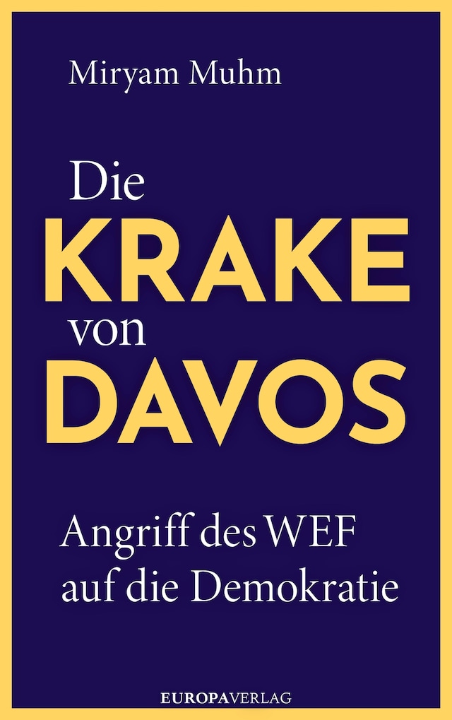 Book cover for Die Krake von Davos