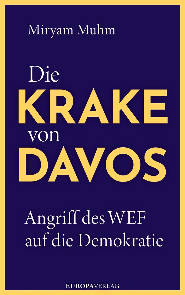 Boekomslag van Die Krake von Davos