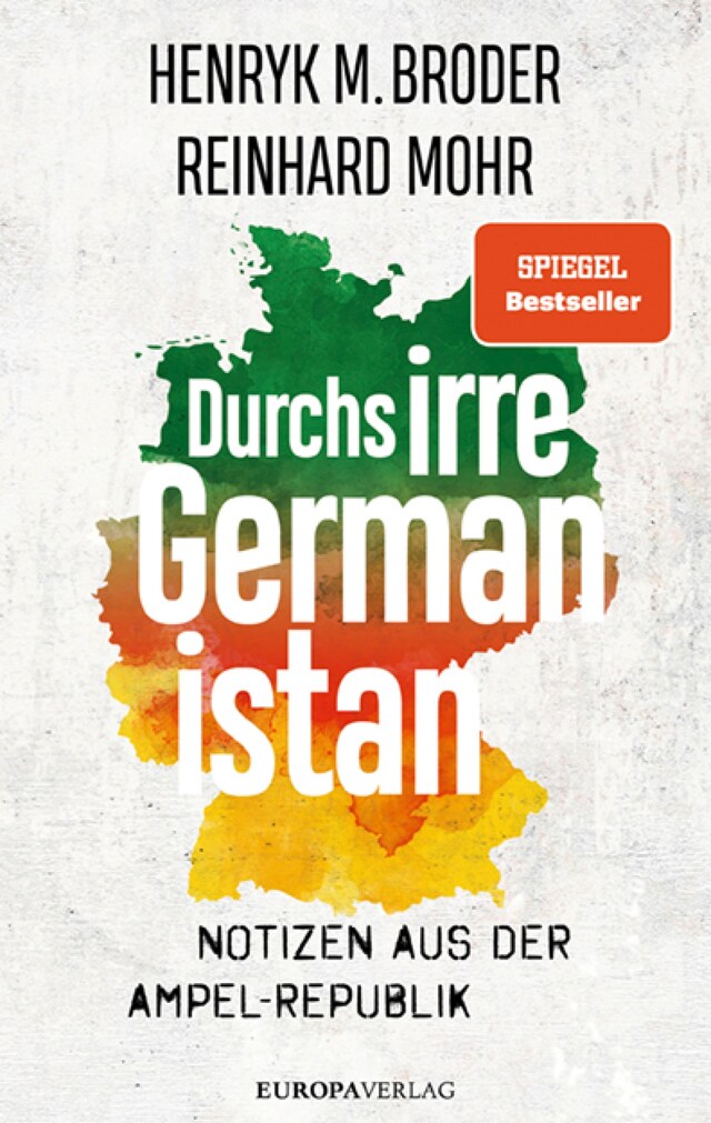 Book cover for Durchs irre Germanistan