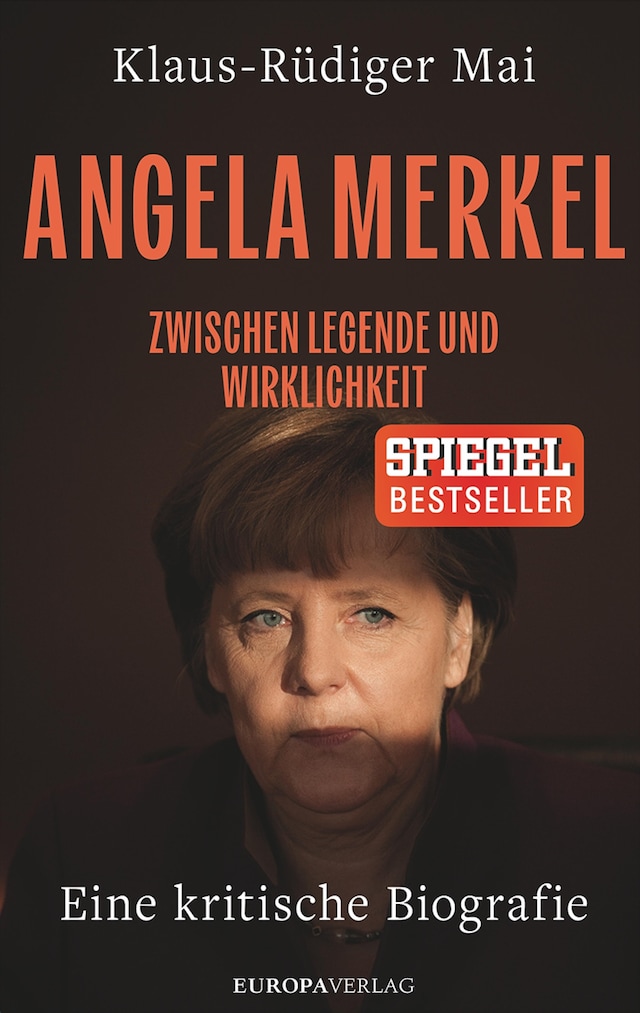 Kirjankansi teokselle Angela Merkel