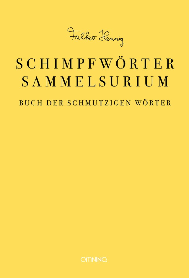 Bokomslag för Das Schimpfwörter-Sammelsurium