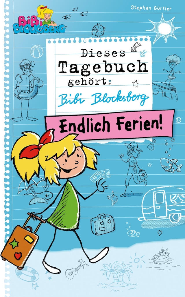 Okładka książki dla Bibi Blocksberg Tagebuch - Endlich Ferien!