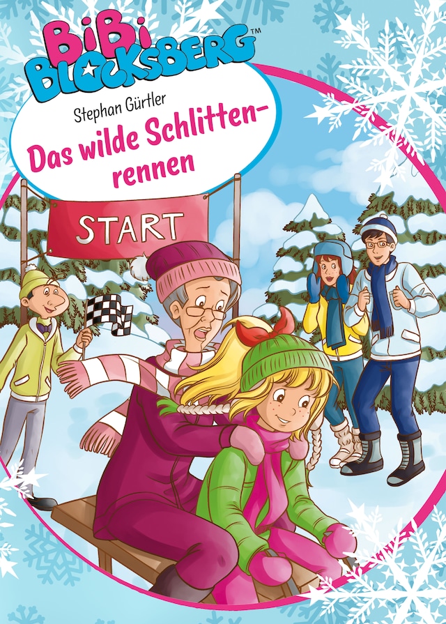 Book cover for Bibi Blocksberg: Das wilde Schlittenrennen