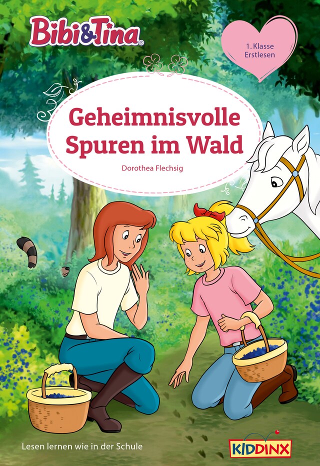 Portada de libro para Bibi & Tina: Geheimnisvolle Spuren im Wald