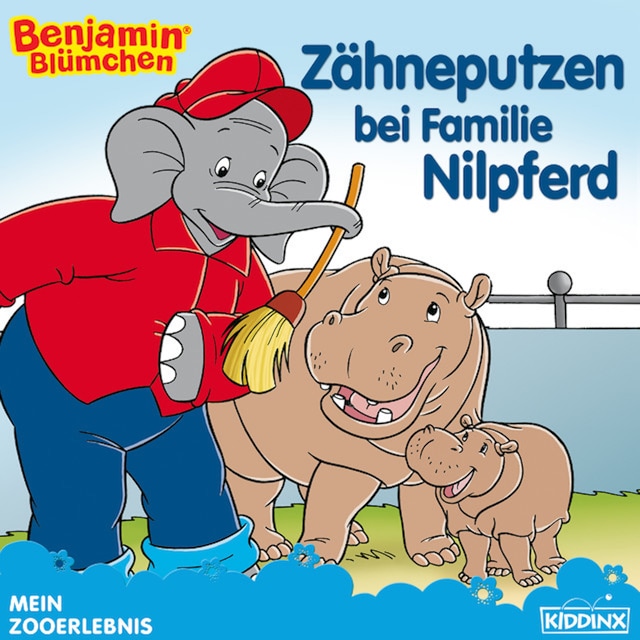Okładka książki dla Benjamin Blümchen - Zähneputzen bei Familie Nilpferd