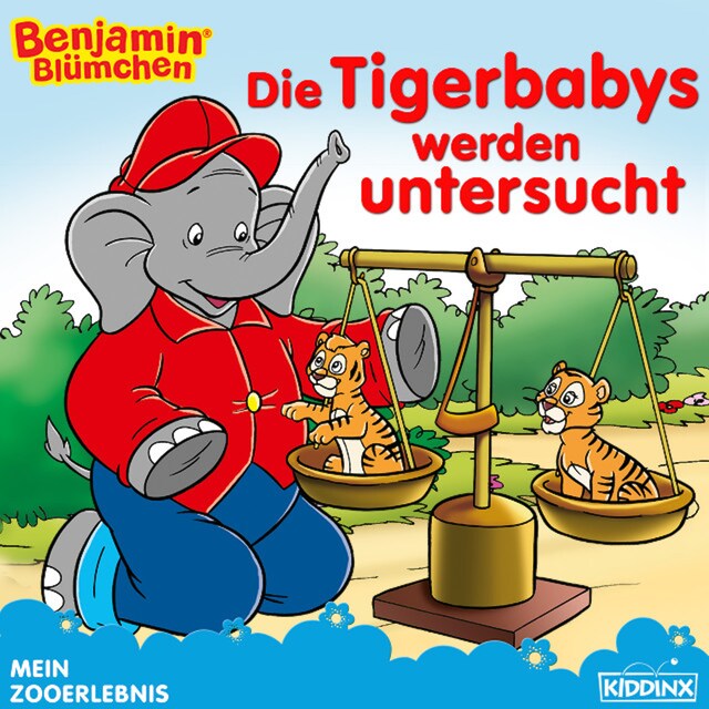Boekomslag van Benjamin Blümchen - Die Tigerbabys werden untersucht