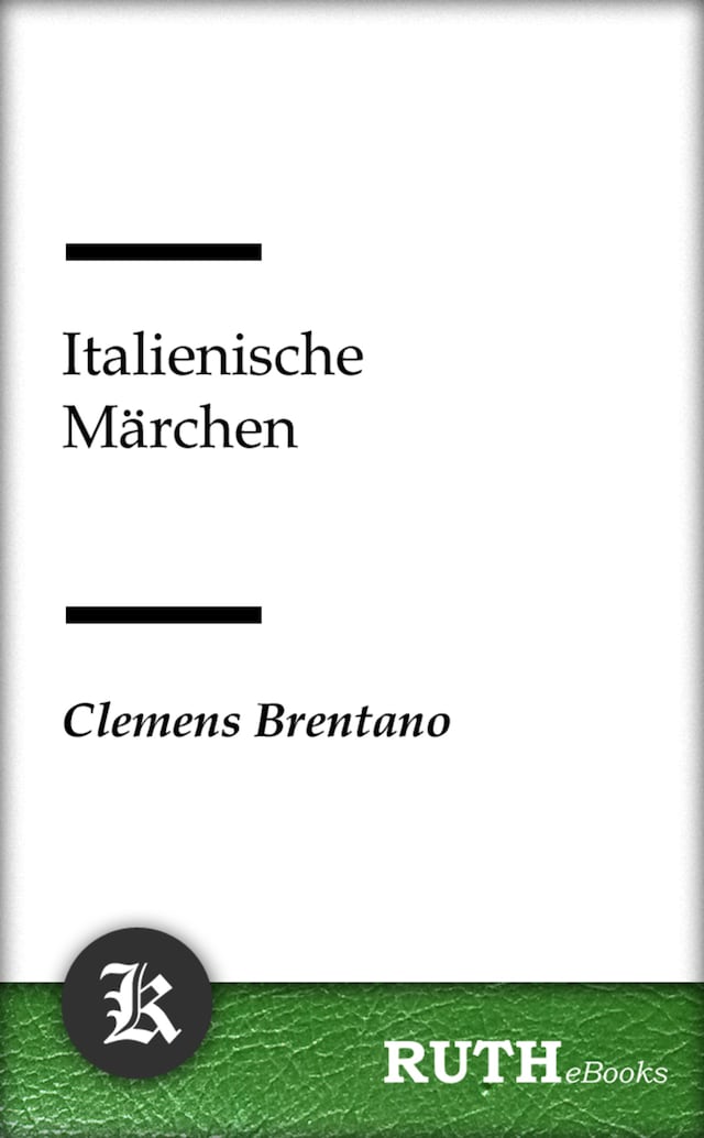 Kirjankansi teokselle Italienische Märchen