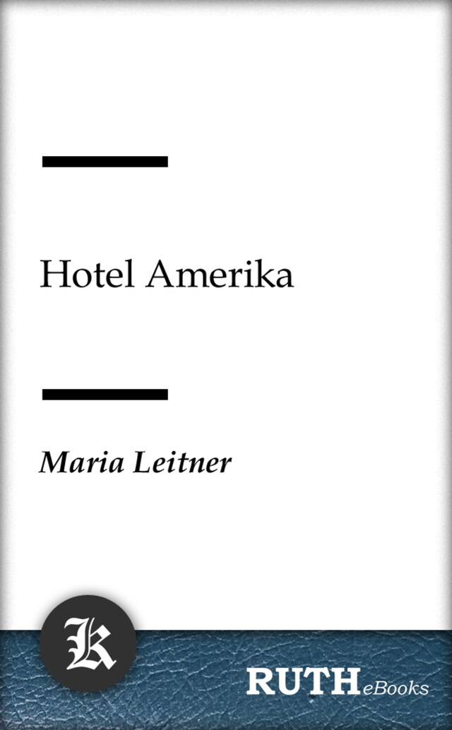 Book cover for Hotel Amerika