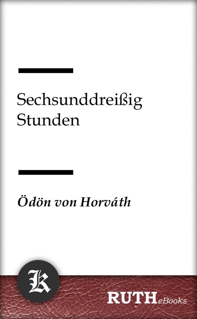 Book cover for Sechsunddreißig Stunden