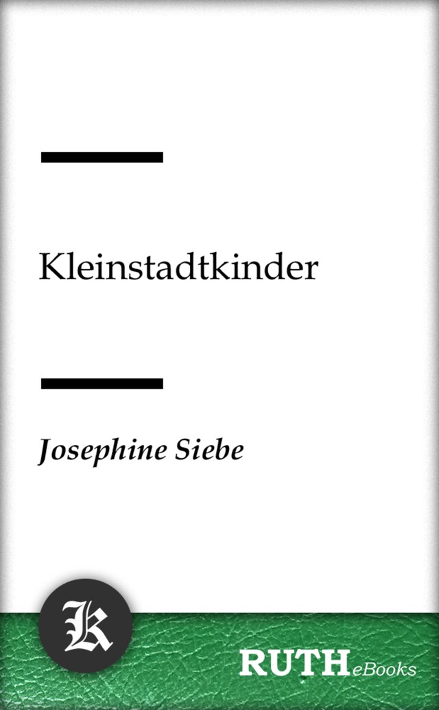Book cover for Kleinstadtkinder