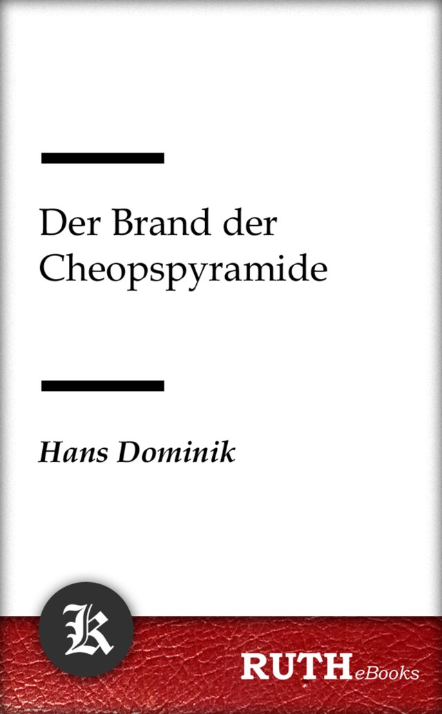 Book cover for Der Brand der Cheopspyramide