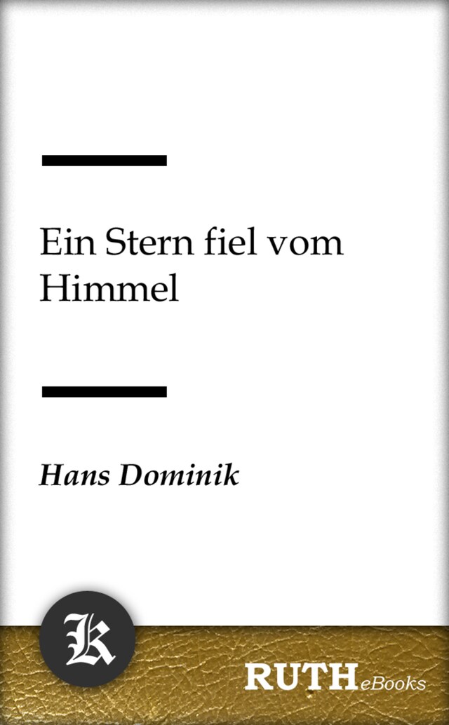 Book cover for Ein Stern fiel vom Himmel