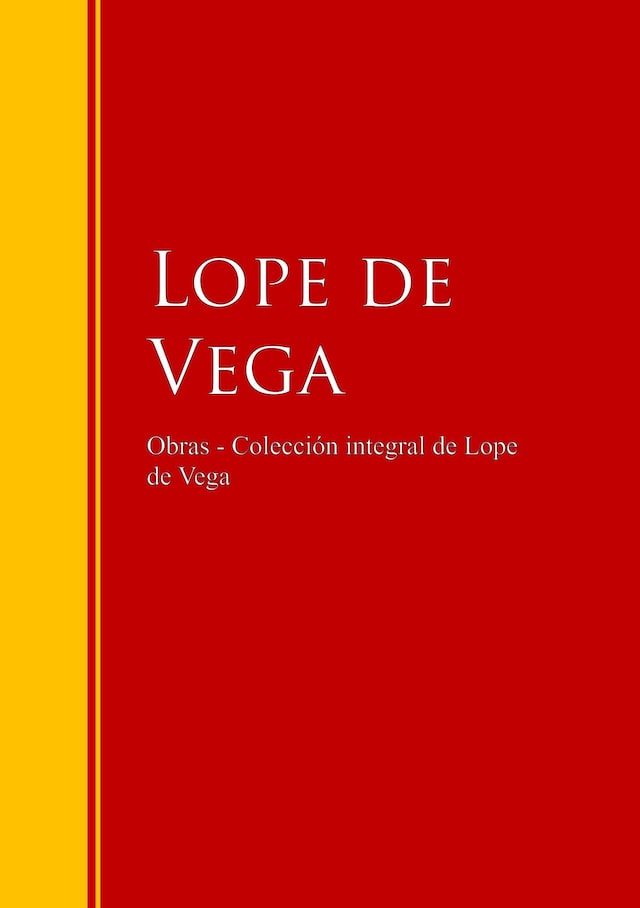 Portada de libro para Obras - Colección de Lope de Vega