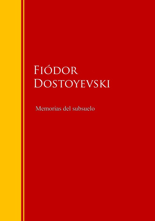 Couverture de livre pour Memorias del subsuelo