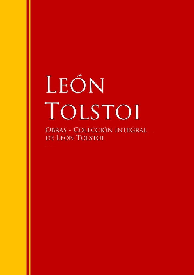 Book cover for Obras de León Tolstoi -  Colección