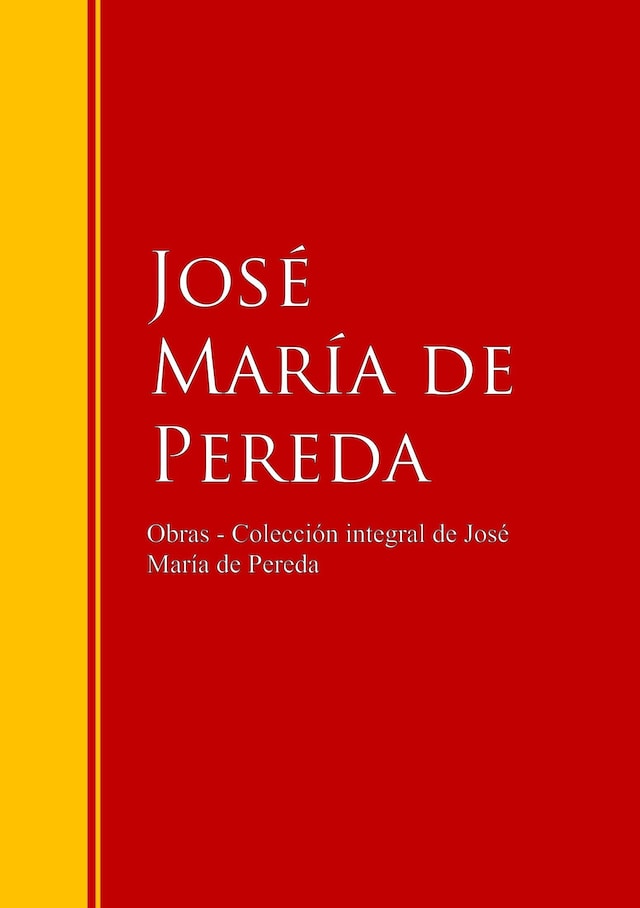 Buchcover für Obras - Colección de José María de Pereda