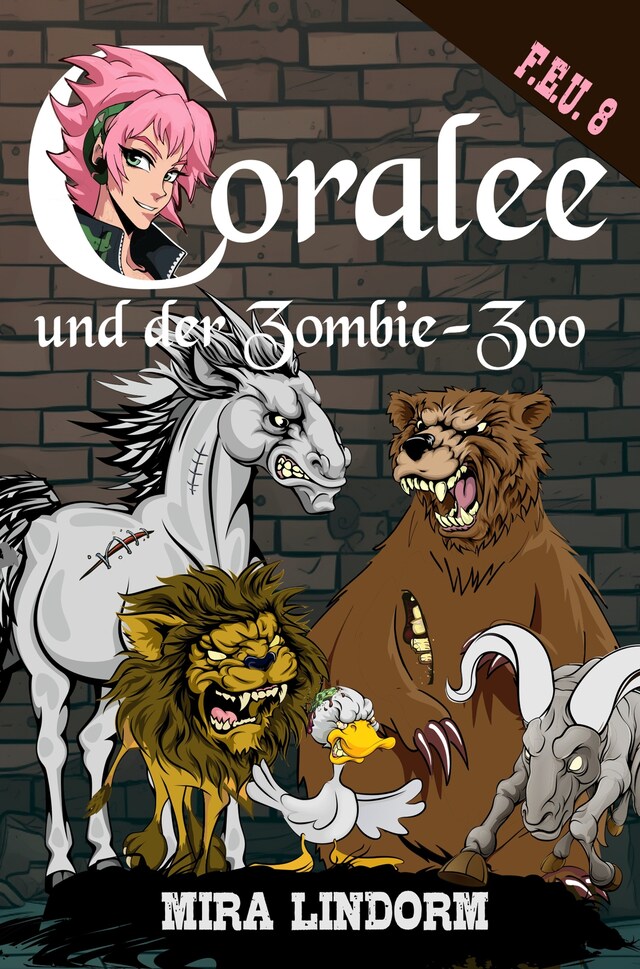 Boekomslag van Coralee und der Zombie-Zoo