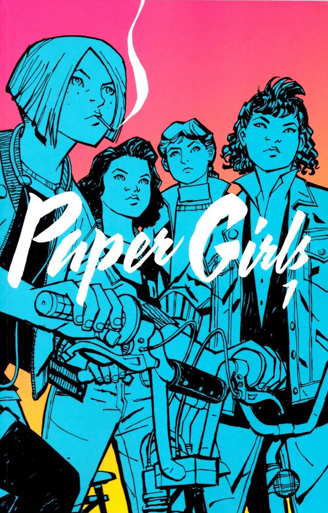 Portada de libro para Paper Girls 1