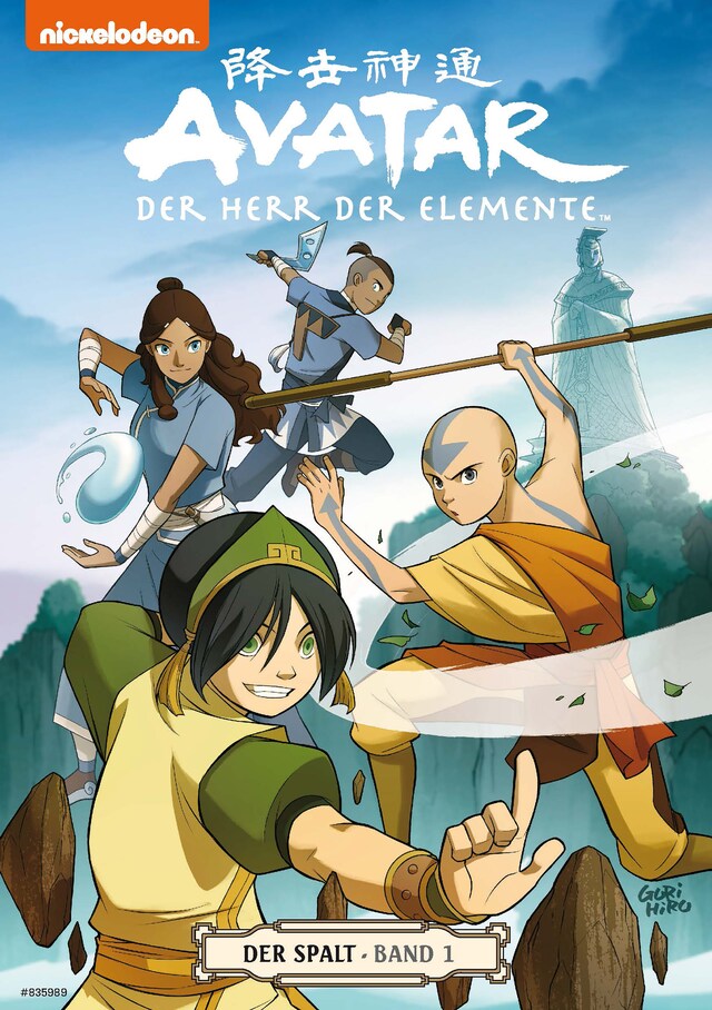 Couverture de livre pour Avatar - Der Herr der Elemente 8: Der Spalt 1