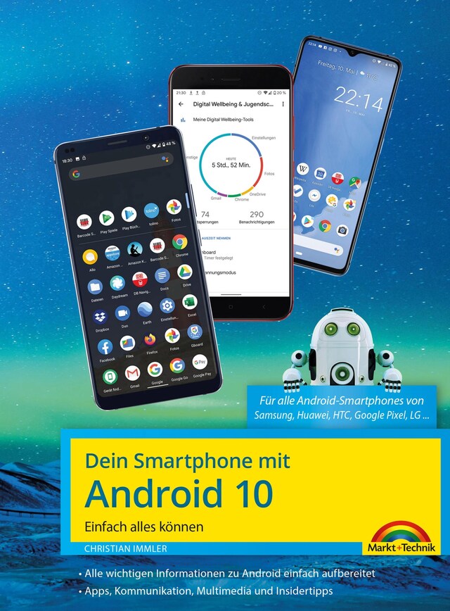 Kirjankansi teokselle Dein Smartphone mit Android 10