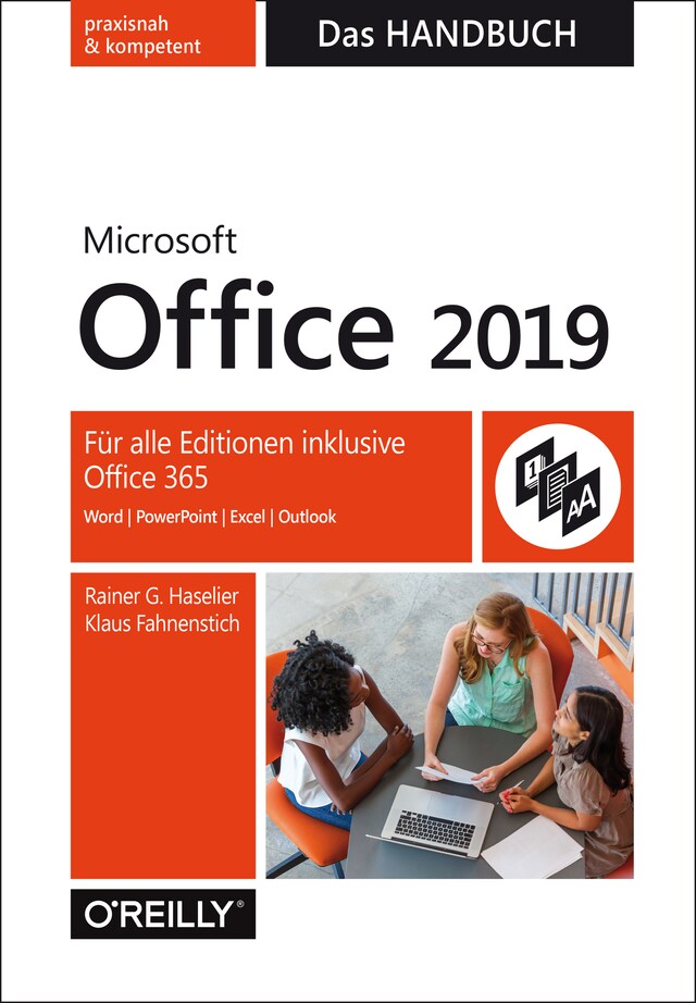 Book cover for Microsoft Office 2019 – Das Handbuch