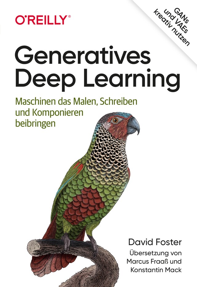 Copertina del libro per Generatives Deep Learning