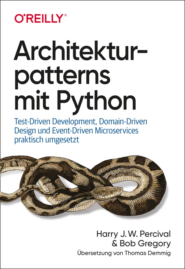 Couverture de livre pour Architekturpatterns mit Python