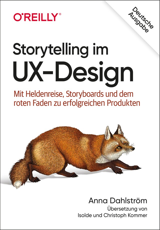 Copertina del libro per Storytelling im UX-Design