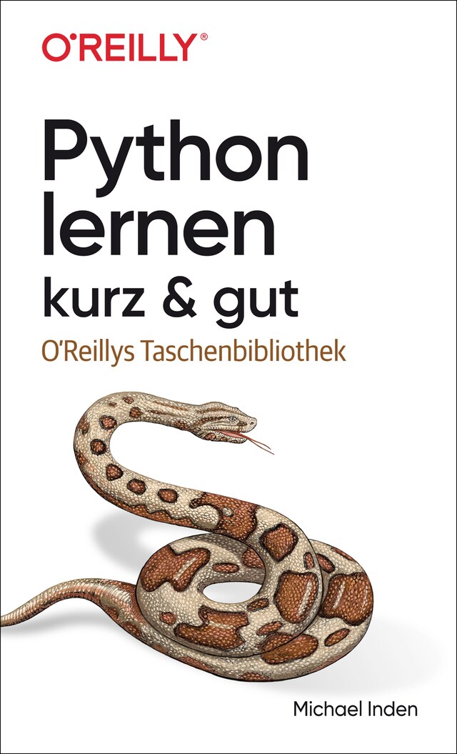 Portada de libro para Python lernen – kurz & gut