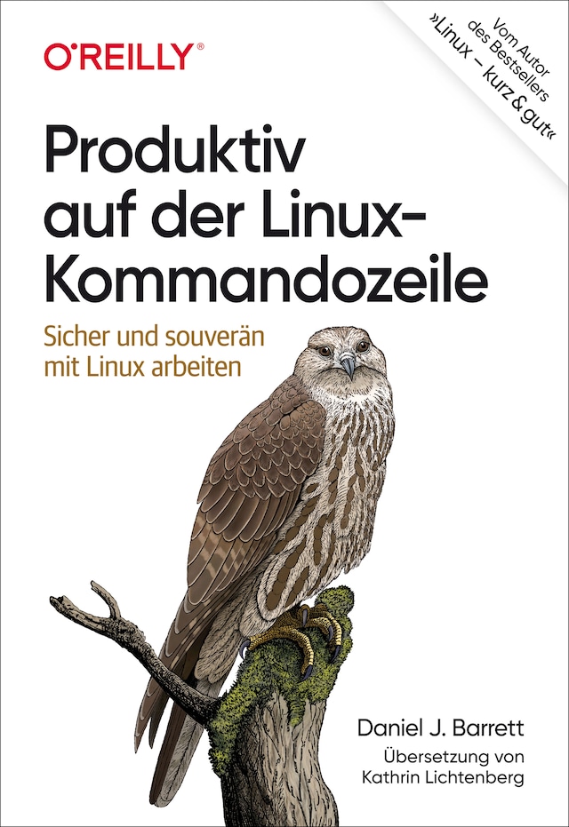 Boekomslag van Produktiv auf der Linux-Kommandozeile