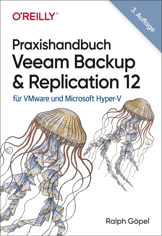 Book cover for Praxishandbuch Veeam Backup & Replication 12