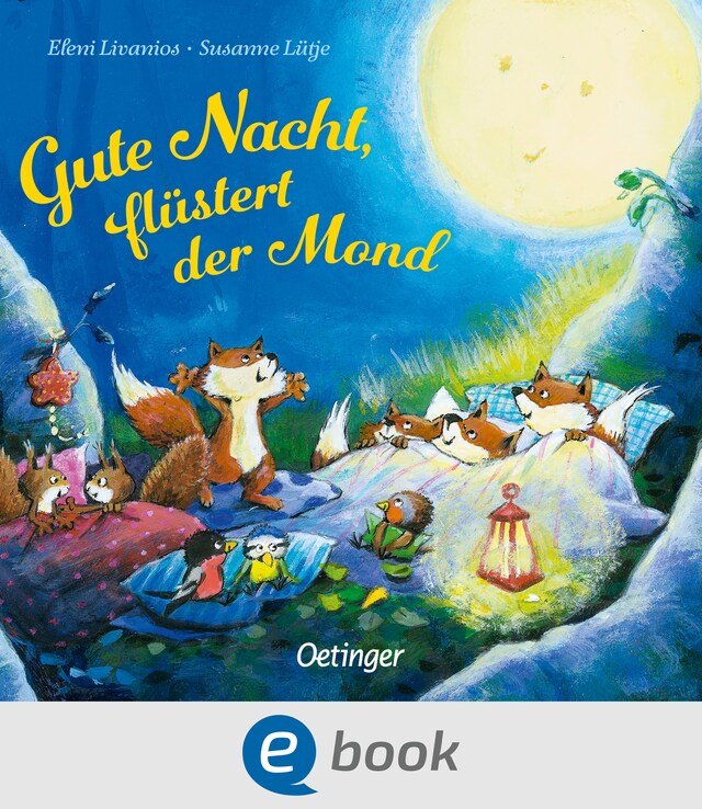 Kirjankansi teokselle Gute Nacht, flüstert der Mond