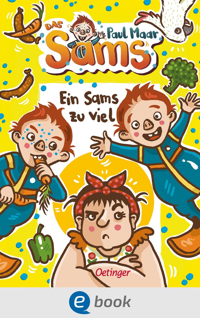 Boekomslag van Das Sams 8. Ein Sams zu viel