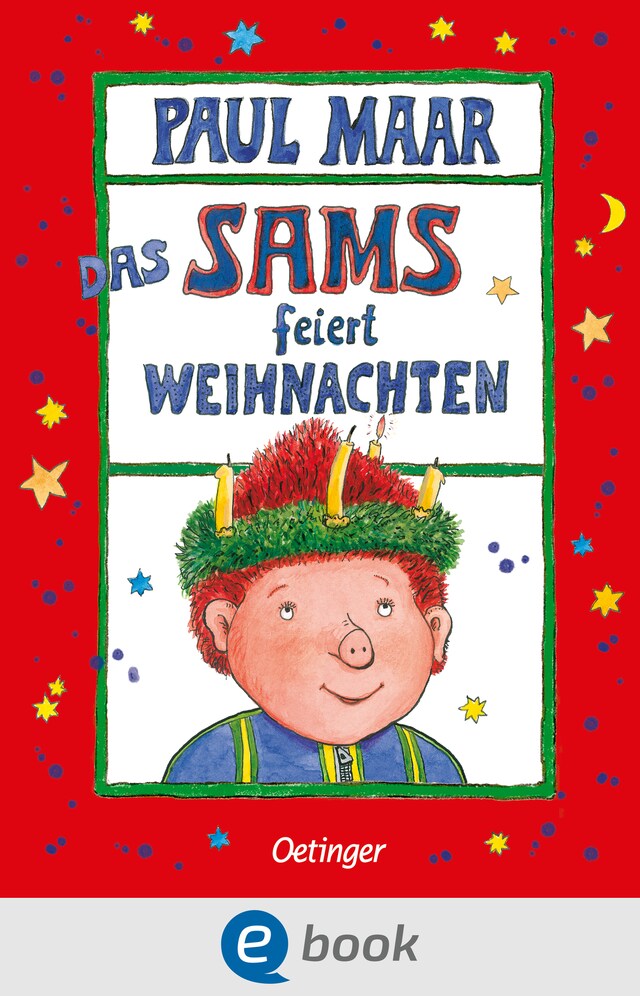 Kirjankansi teokselle Das Sams 9. Das Sams feiert Weihnachten
