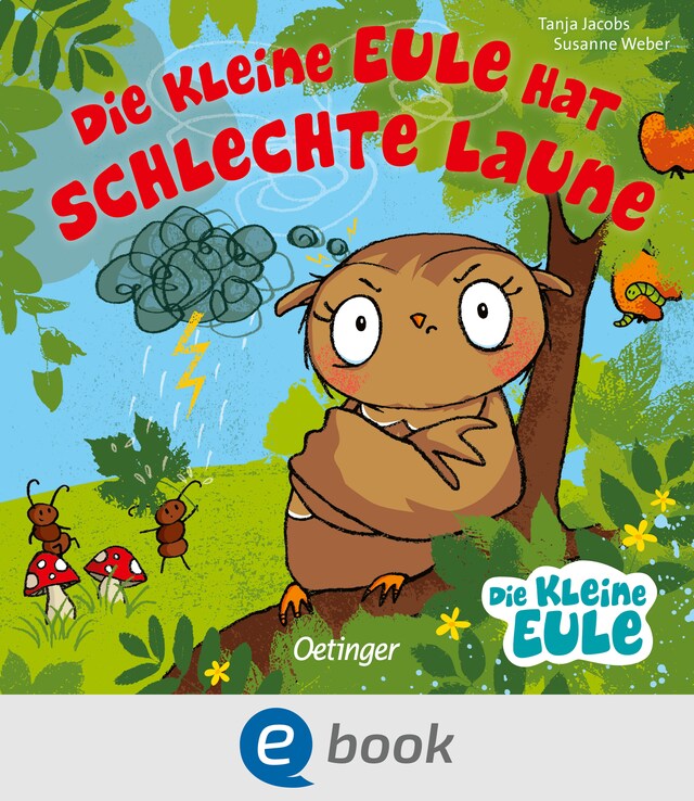 Kirjankansi teokselle Die kleine Eule hat schlechte Laune