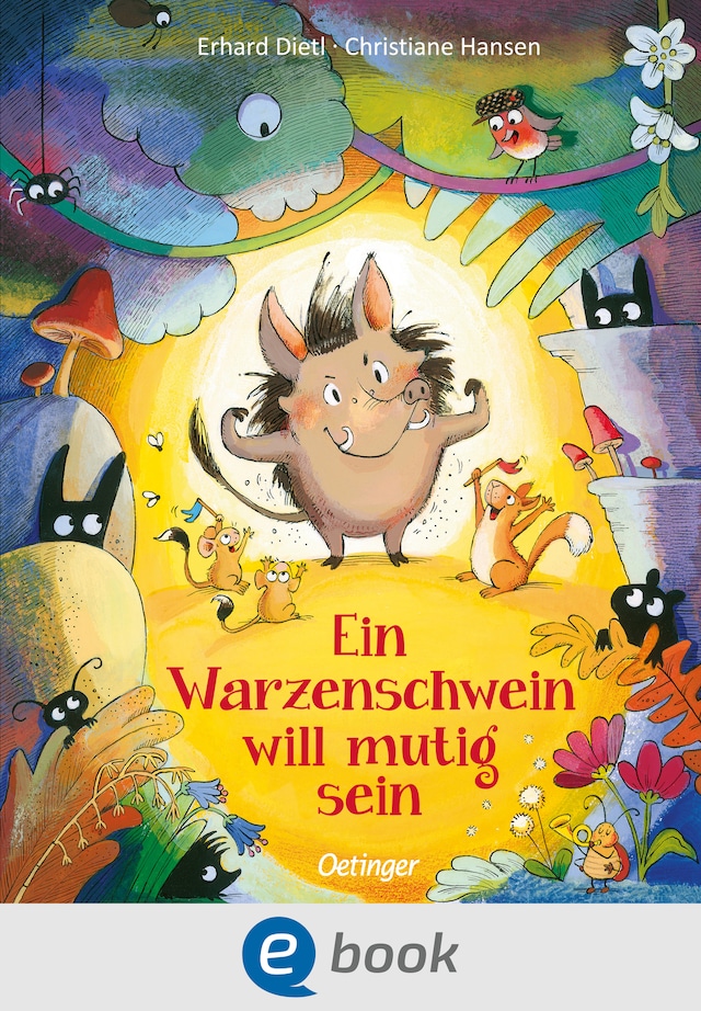 Book cover for Ein Warzenschwein will mutig sein