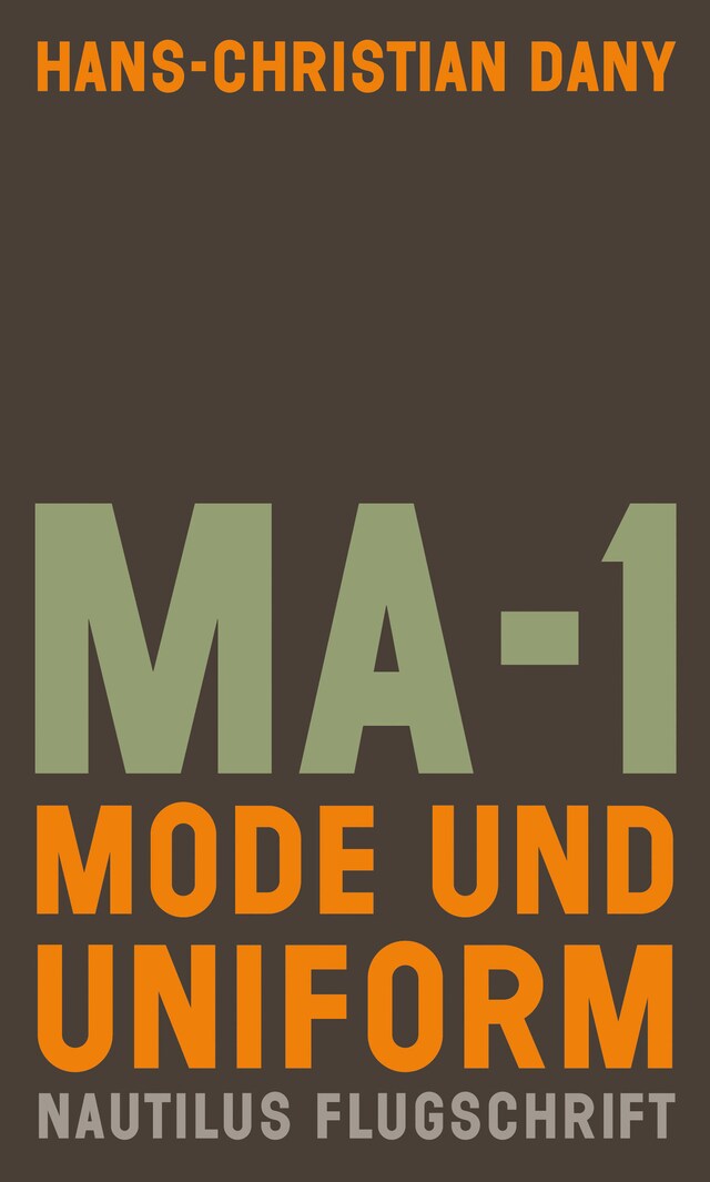 Buchcover für MA-1. Mode und Uniform