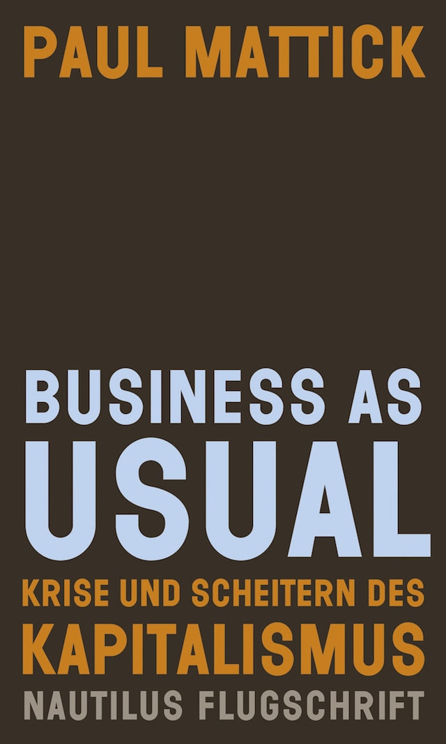 Buchcover für Business as usual