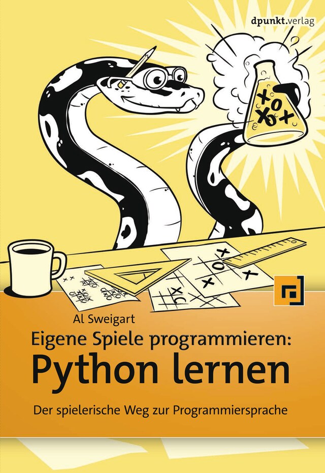 Buchcover für Eigene Spiele programmieren – Python lernen