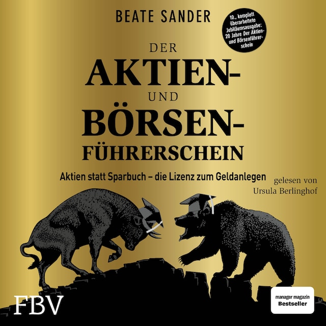 Kirjankansi teokselle Der Aktien- und Börsenführerschein – Jubiläumsausgabe