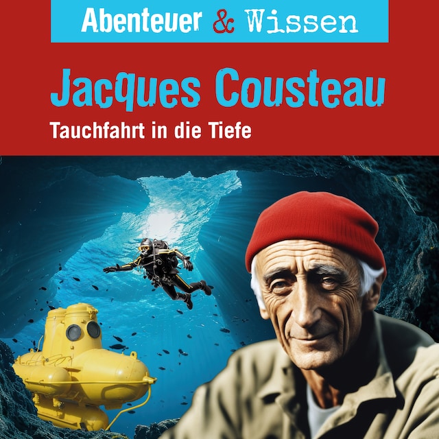 Copertina del libro per Jacques Cousteau