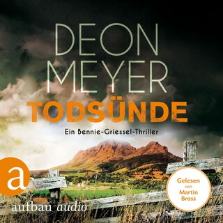 Todsünde - Benny Griessel Romane, Band 8 (Gekürzt) als Hörbuch