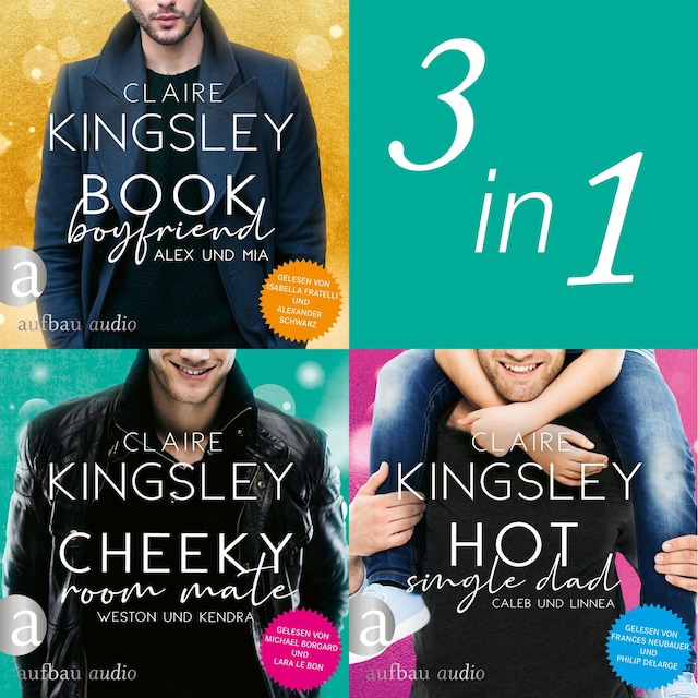 Bokomslag for Book Boyfriend & Cheeky Room Mate & Hot Single Dad (Ungekürzt)