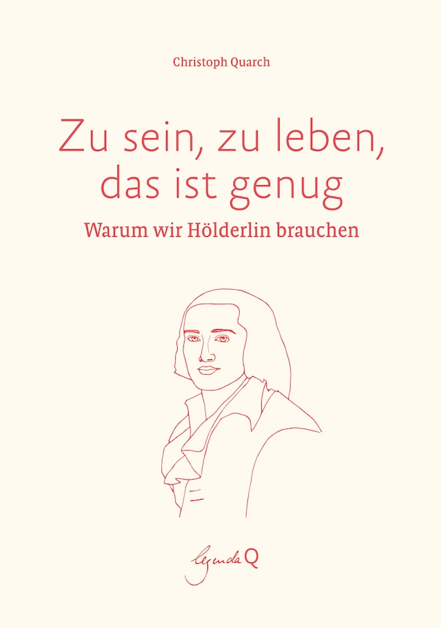 Book cover for Zu sein, zu leben, das ist genug